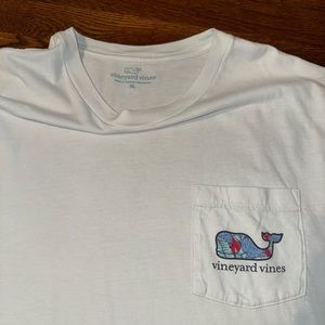 Men’s Vineyard Vines Cotton White Tee - Size XL